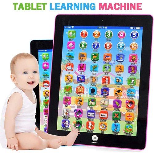 Kids Learning Pad Fun Kids Tablet Touch and Learn Phone Learning Games Early Child Development Toy for Number Learning, Learning ABCs, Spelling, Animal Game Melodies Educational Toy