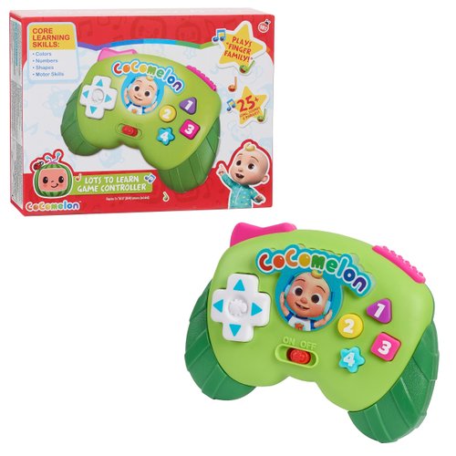 CoComelon Lots to Learn Game Controller, Preschool Learning and Education, Officially Licensed Kids Toys for Ages 18 Month by Just Play