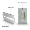 Safety Razor Blades | Swedish Steel Replacement Razor Blades | 100 Pack - 18 to 24 months supply | Bambaw