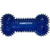 PetSport Tiny Tots 4.5" Gorilla Spiky Squeaker Bone Dog Toy | Vanilla Scented Super Durable TPR Rubber That Floats | Helps Maintain Dental Health for Your Pet, Colors Will Vary
