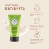Dionis - Goat Milk Skincare Verbena & Cream Scented Whipped Body Scrub (6 oz) - Made in the USA - Cruelty-free and Paraben-free