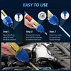Orion Motor Tech Oil Extractor Pump, 350mL Fluid Extractor and Dispenser for Transmission Brake Fluid Steering Gear Oil Engine Oil Change, Syringe Oil Pump Extractor Fluid Pump Evacuator with 3 Hoses