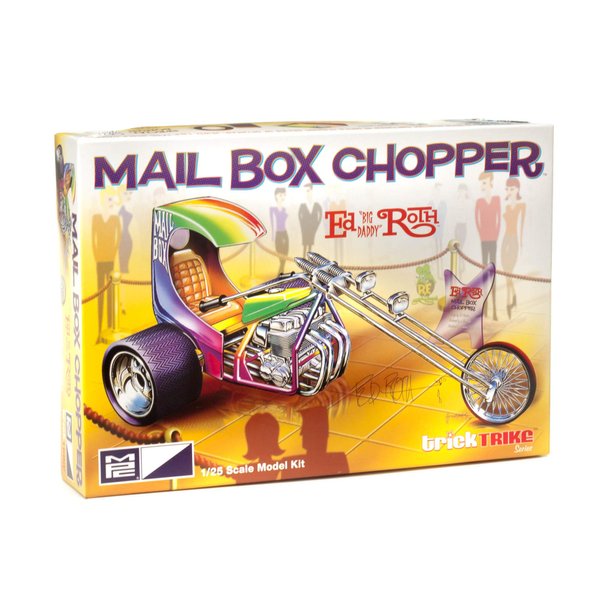 MPC Skill 2 Model Kit Mail Box Chopper Trike (Ed Big Daddy Roth's) Trick Trikes Series 1/25 Scale Model