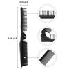 LOUISE MAELYS Portable Travel Folding Hair Brush Compact Pocket Hair Comb Double Headed Anti-static Comb