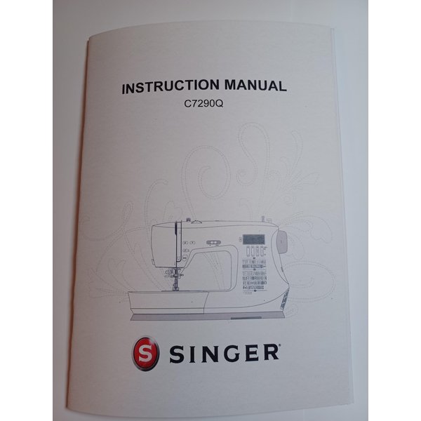 Singer C7290Q Sewing Machine Manual (Reprint) and C7290