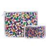 Lingtoolator r Zipper Insert (Set of 2) Travel Organizer Storage Pop In Bogg Bag (Rainbow Leopard)