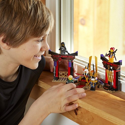 LEGO NINJAGO Masters of Spinjitzu: Throne Room Showdown 70651 Building Kit (221 Pieces)