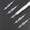 Cartridge Needles – BIOMASER 10PCS Sterilized Permanent Makeup Cartridge Needles Screw Thread Tattoo Needle for Permanent Makeup Machine Tattoo Pen for Eyebrow Eyeliner Lip Contour(1R-0.18MM)