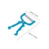 Spring Epilator Facial Hair Remover Hair Removal Spring Upper Lip Chin Cheeks Neck Stainless Steel Hair Threader 2pcs/ Set Blue