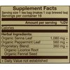 GreenWise Organic Laxative Herbal Supplement, Senna Leaf - Peppermint Leaf - Licorice Root - Fennel Seed, one box of 16 tea bags