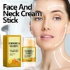 Neck Cream, Turmeric & Vitamin C Face & Neck Tightening Cream Stick, Neck Firming Cream, Smoothes Wrinkles Skin Tightening and Repair Cream for Reduce Double, Moisturizing Erase Fine Lines,Firming