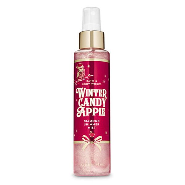 Bath & Body Works Winter Candy Apple 2019 Edition Diamond Shimmer Mist 4.9 fl oz / 146 mL