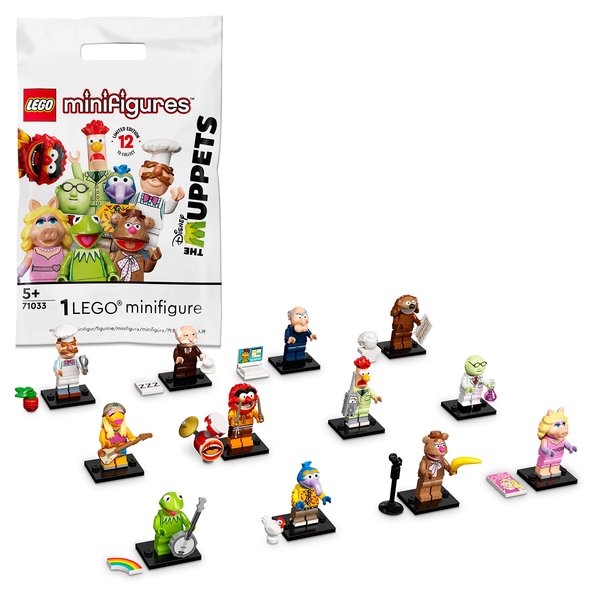 LEGO® Minifigures The Muppets 71033 Limited Edition Building Kit;Collectible Toys for Role-Playing or a Figurine Collection