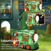 WXQAIY Domino Train Toys, 200PCS Automatic Dominoes Stacking Kids Games for 3+ Year Old Boys, Stem Montessori Toy Toddler Birthday Gifts Age 4 5 6 7 8