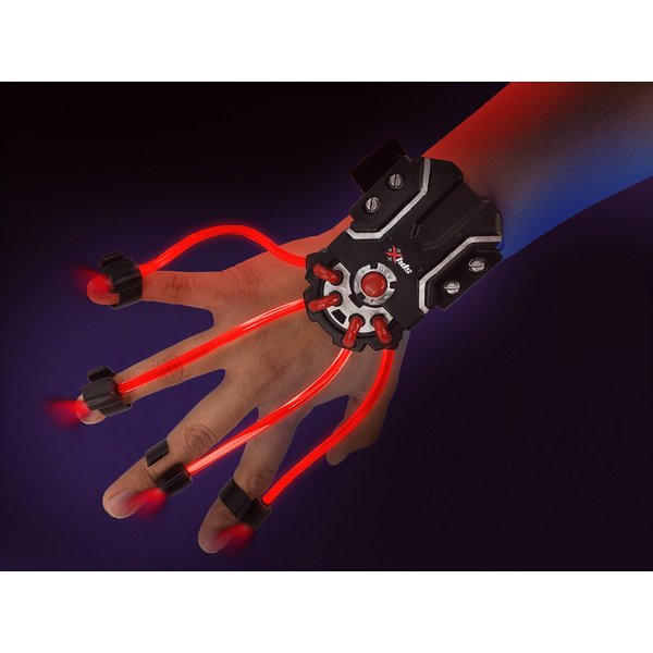 SpyX / Light Hand – LED Light Up Glove Toy for Spy Kids. Cool Flash Light Finger Device to Navigate in The Dark. Elastic LED Spy Toy Gadget for Junior Secret Agent Costumes