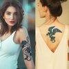 Aresvns Semi Permanent Tattoo for Men and Women,Waterproof and Long-Lasting 2 Weeks Tattoos, Realistic Fake Tattoos Stickers Christmas Gift Blue