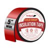5 Inch Pipe Insulation Tape - Weather Resistant Water Pipe Wrap Tape - Outdoor Water Pipe Insulation Wrap, Insulation Tape for Water Pipes, Pipe Wrap Insulation, Foam Pipe Insulation (5 in x 14 ft)