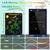 LCD Writing Tablet for Kids, Toddler Doodle Board Drawing Pad for Girls Boys 2-6 Years Old 10 Inch Education Gaming Reusable Tablet Toys Birthday Gift Writing Board for Toddlers, Green