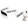 DEAF DOG White Color Coded 2 4 6 Foot Padded Dog Leash (No/Limited Hearing) PREVENTS Accidents By Warning Others of Your Dog in Advance (Standard Leash)