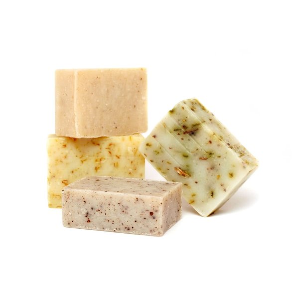 Dayspa Body Basics Cold-Processed Castile Bar Soap for For Face, Body, & Hair - 100% Vegan, Zero Packaging, Eco-Friendly, Hypoallergenic, All-Natural, Plant-Derived, Made in USA (Man Cave)