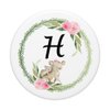 Cell Phone Pop Out Holder,Cute Koala Bear Flower Letter H PopSockets Grip and Stand for Phones and Tablets