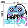 WishFirst Video Games Level Up Happy Birthday Cake Toppers Gamers Birthday Party Favors Supplies For Video Game Game-01 0