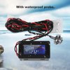 Pointer Display Thermometer with Probe, PC G1/4 Thread Water Cooling System Temperature Meter for Computer Laptop