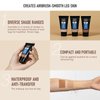 Waterproof Leg Makeup No Transfer,Full Coverage Body Concealer for Legs, Vein Cover-Up Cream, Even Skin Tone, Natural Tan Finish, Instant Tanning Flawless Legs,Body Foundation (#02 MEDIUM GLOW, 30ML)