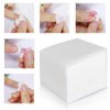 BTYMS 650 Pcs Lint Free Nail Wipes Gel Nail Polish Remover Pads Nail Cotton Pads for Polish Removal