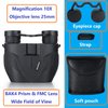 MaxUSee 10X25 Compact Binoculars for Adults and Kids, Easy Focus HD Vision Binoculars for Travel, Sightseeing, Bird Watching, Concerts and Sport Games
