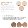 evpct 6 Colors Face Contour and Highlight Palette Face Contouring Makeup Kit for Beginners Cream Contour Palette for Mature Skin Cream Foundation Concealer Bronzer Powder Highlighter Makeup Palette