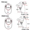 LLmoway Child Sun Protection Hat Mesh Packable Baseball Cap Detachable Neck Face Flap Hat Sky Nature