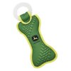 JOHN DEERE DOG DENTAL TEETHING RING TUG TOY & Nylon Squeak Bone Toy. TOUGH STURDY PET TOY with John Deere Logo. BEST DOG FIELD TOY for DOG OWNERS, Famers, Construction gigs, Builders, Landscaping fans