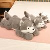 Doireum Weighted Husky Stuffed Animal Plush Toy - Cute 11.8 inch Huskies Throw Pillow Gifts for Boys and Girls