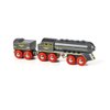 BRIO World - 33697 Speedy Bullet Train - Engaging 2-Piece Wooden Toy Train Set | Ideal for Kids Age 3+ | Enhances Motor Skills | Compatible Railway Toys | FSC Certified Materials
