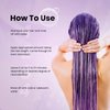 Luxx Violet Deep Conditioning Hair Mask | Hydrating Purple Hair Mask | Neutralizes Yellow Tones & Brassiness | Vegan Hair Mask for Color-Treated Hair | Paraben & Sulfate-Free (8 Fl. Oz), Clear
