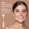 Monica Ann Beauty Dual-Action Face Primer - 15 mL | Hydrating Makeup Primer With Vitamin C & Hyaluronic Acid | Smoothing Translucent Matte Pore Minimizer | Foundation Primer For Any Skin Tone