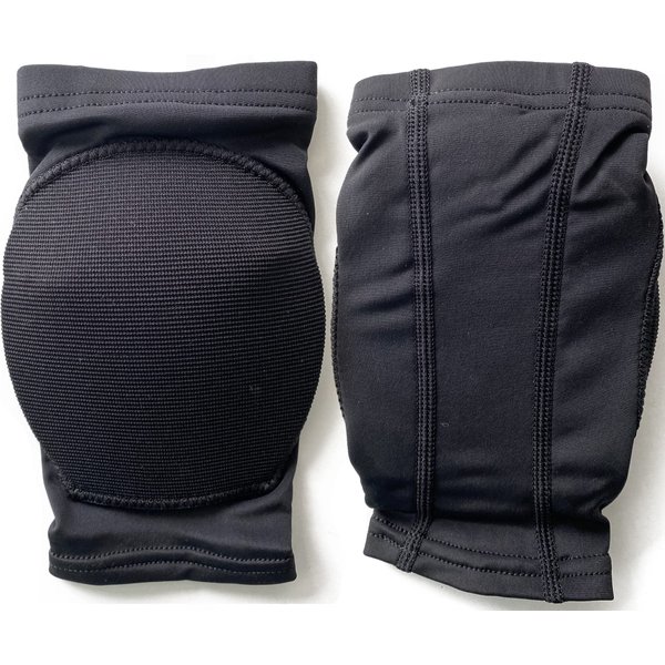DANCEYOU Dance Knee Pads Hard Sponge Volleyball Knee Brace for Big Kid Teen Adults Football Pole Dancer Workout Knee Protector, Black, M