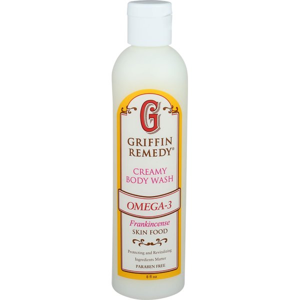GRIFFIN REMEDY Creamy Body Wash Omega3 Frankincense, 8 FZ