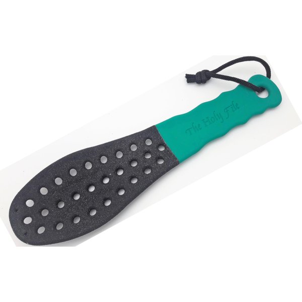 Holy Coarse Foot File (Teal Color), Callus Remover, Double Sided, Wet or Dry