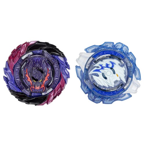 Hasbro Beyblade Burst QuadDrive Roar Balkesh B7 and Stone Balderov B7 Spinning Top Dual Pack - 2 Battling Game Top Toy for Kids Ages 8 and Up