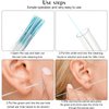 360 Pieces Ear Hole Floss Earrings Hole Cleaner Disposable Piercing Aftercare Cleaner Earrings Piercing Cleaning Line Ear Piercing Care Cleaning Tool for Women Men (Blue, Rose Red, Purple)