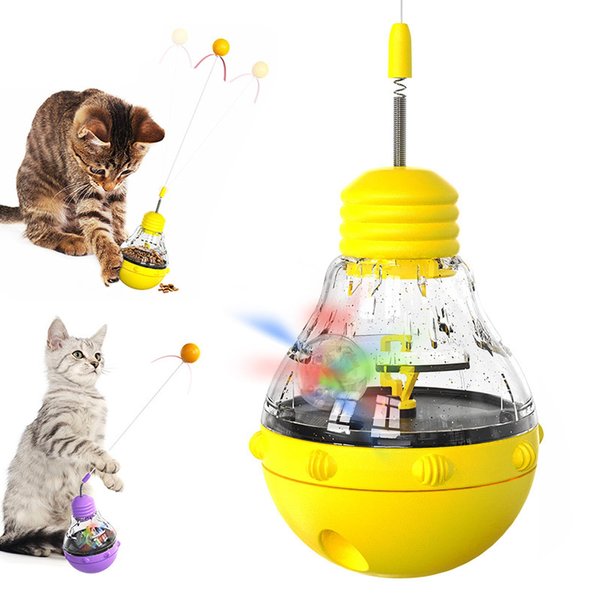 Toulideifaria Interactive Cat Toys for Indoor Cats Boredom Fillable Dry Cat Food Cat Toys for Bored Indoor Adult Cats Suitable for Kittens to Play and Exercise