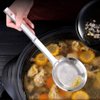 TBWHL Multi-functional Hot Pot Fat Skimmer Spoon - Stainless Steel Fine Mesh Food Strainer for Skimming Grease and Foam DIA 3.7"