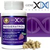 GENEX 1500mg Resveratrol with BioPerine for Absorption (3 Pack) | Organic Trans-Resveratrol Capsules from Japanese Knotweed, Antioxidant Supplement for Healthy Aging