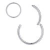 9mm Nose Rings 18 Gauge Hoop Earrings Silver 18g Cartilage Septum Clicker Lip Rings Helix Rook Earrings Nose Piercing Septum Jewelry Surgical Steel