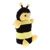 DolliBu Honeybee Plush Hand Puppet - Soft Bee Puppet Stuffed Animal Hand Puppet Toy, Perfect for Puppet Show Games, Puppet Theater Show for Kids, Toddlers, Cute Puppets for Educational Toy - 10 Inch