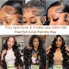 MSGEM Full Frontal Wigs Human Hair 13x4 HD Body Wave Lace Front Wigs Human Hair for Black Women 12A Brazilian Wigs 180 Density Pre Plucked Bleached Knots Lace Front Wig Natural Color 28 Inch