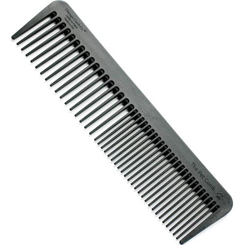 Chicago Comb No. 9 Pet, the XL Comb for Man or Beast, Carbon Fiber, Made in USA