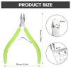 TEAORB Cuticle Trimmer, Professional Nail Cuticle Cutter, Stainless Steel Cuticle Remover Nippers with Non-Slip silicone handle, Manicure Tools for Nail Care，Cuticle Clipper for nails Dead Skin.